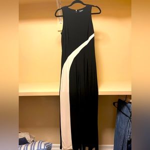 Ralph Lauren black and white jumpsuit